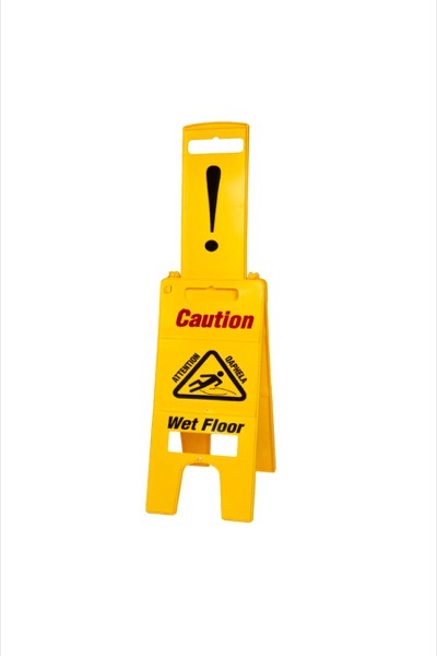 Wet floor signs